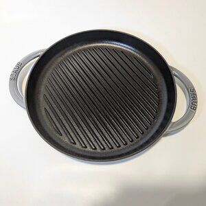 NEW - Staub Cast Iron Round Steam Grill 10" Graphite Gray